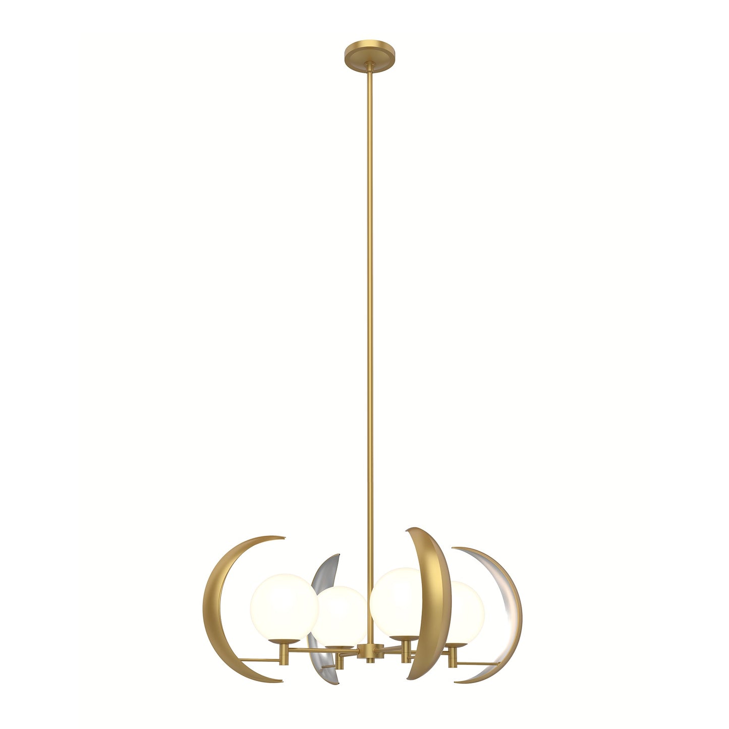 Alora Celeste vintage brass chandelier CH351204VB