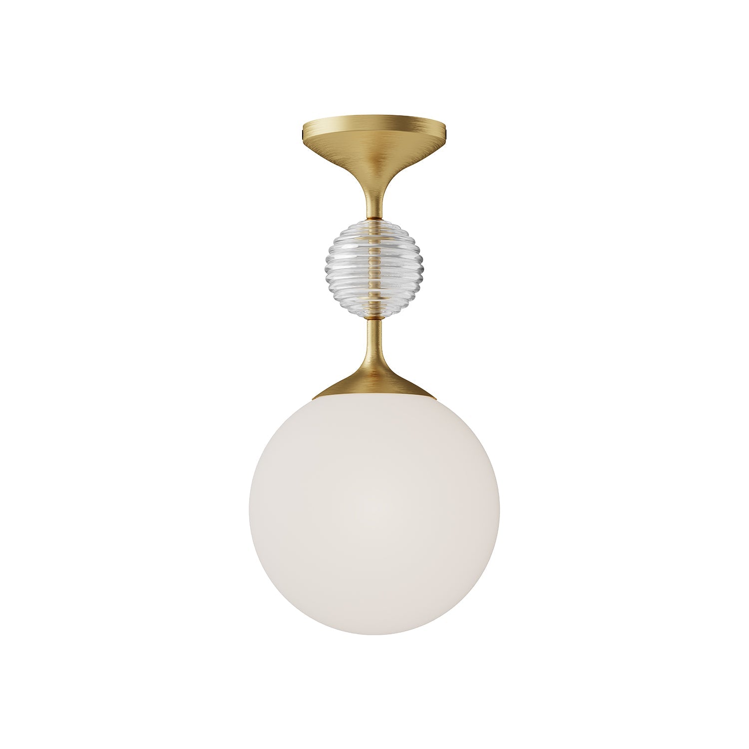 Alora Mood Celia brushed gold semi-flush mount SF415308BGOP