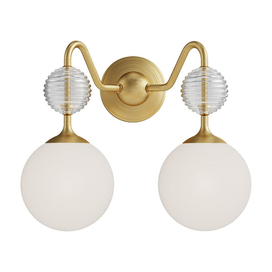 Alora Mood Celia brushed gold vanity light VL415315BGOP
