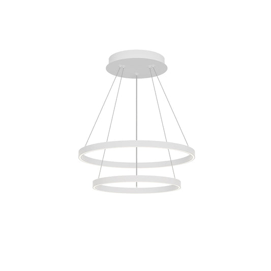 Kuzco Cerchio white chandelier CH87224-WH
