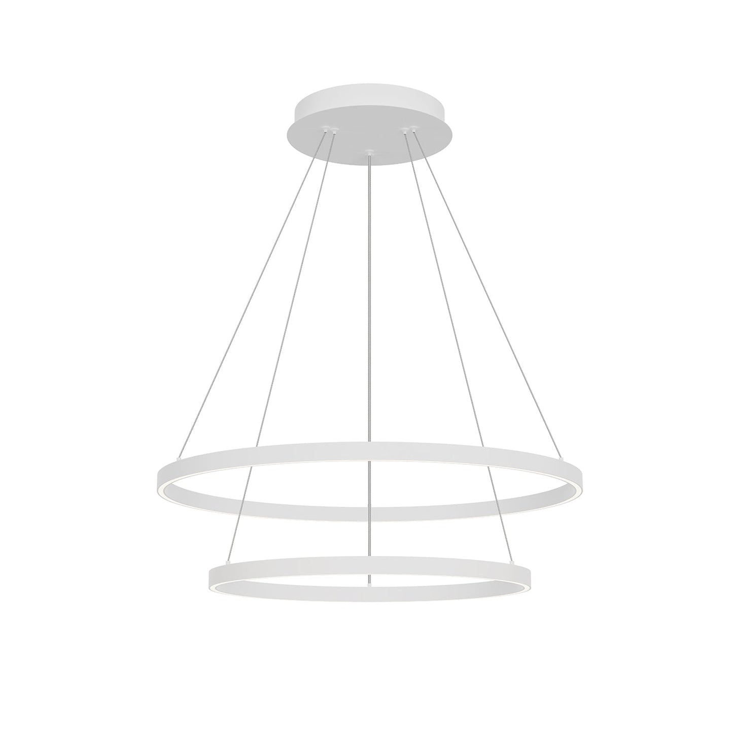 Kuzco Cerchio white chandelier CH87232-WH