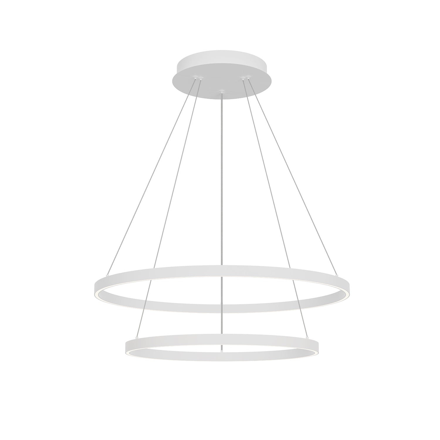 Kuzco Cerchio white chandelier CH87232-WH