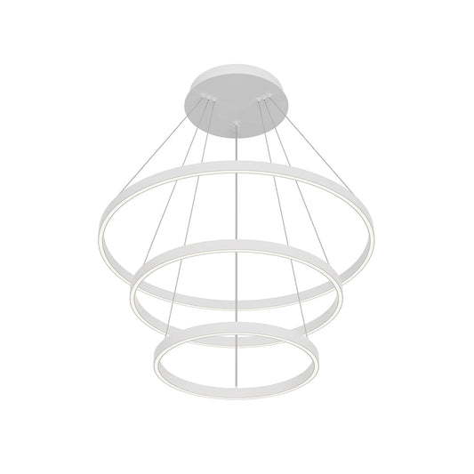 Kuzco Cerchio white chandelier CH87332-WH