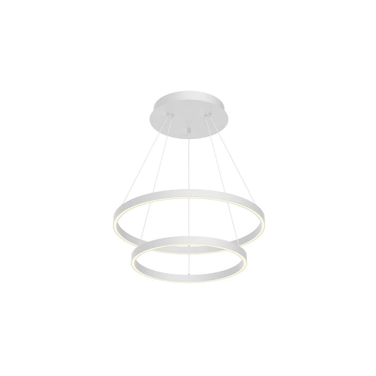 Kuzco Cerchio white chandelier CH87824-WH