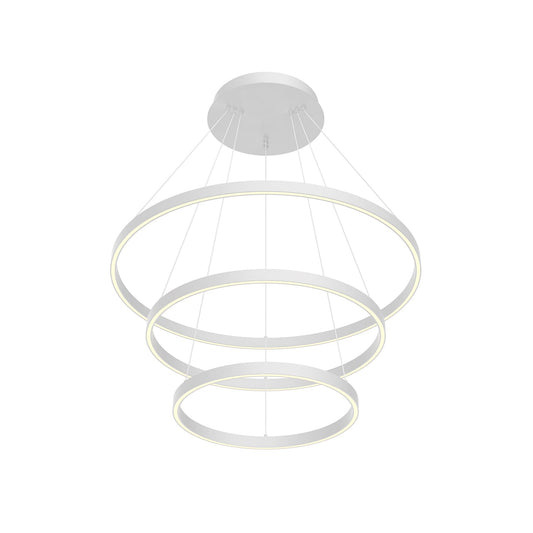 Kuzco Cerchio white chandelier CH87932-WH