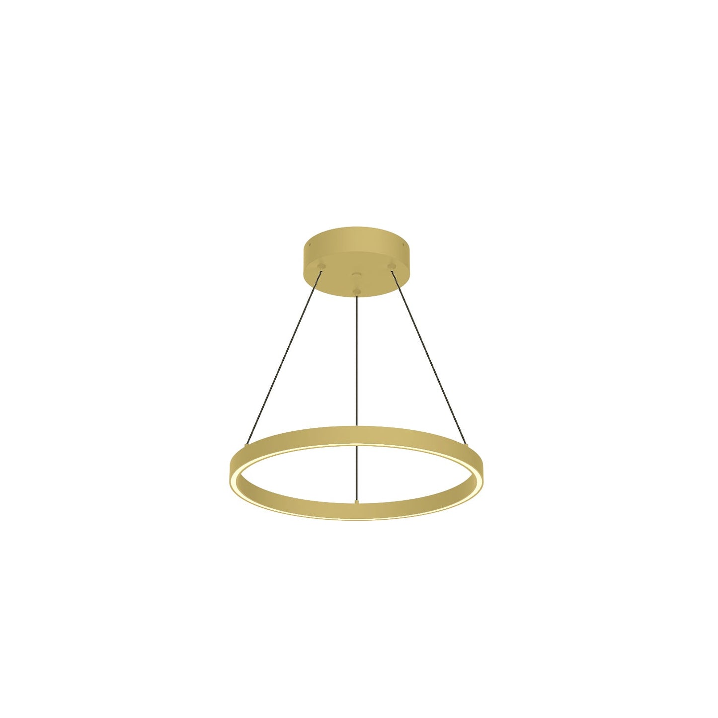 Kuzco Cerchio brushed gold pendant PD87118-BG