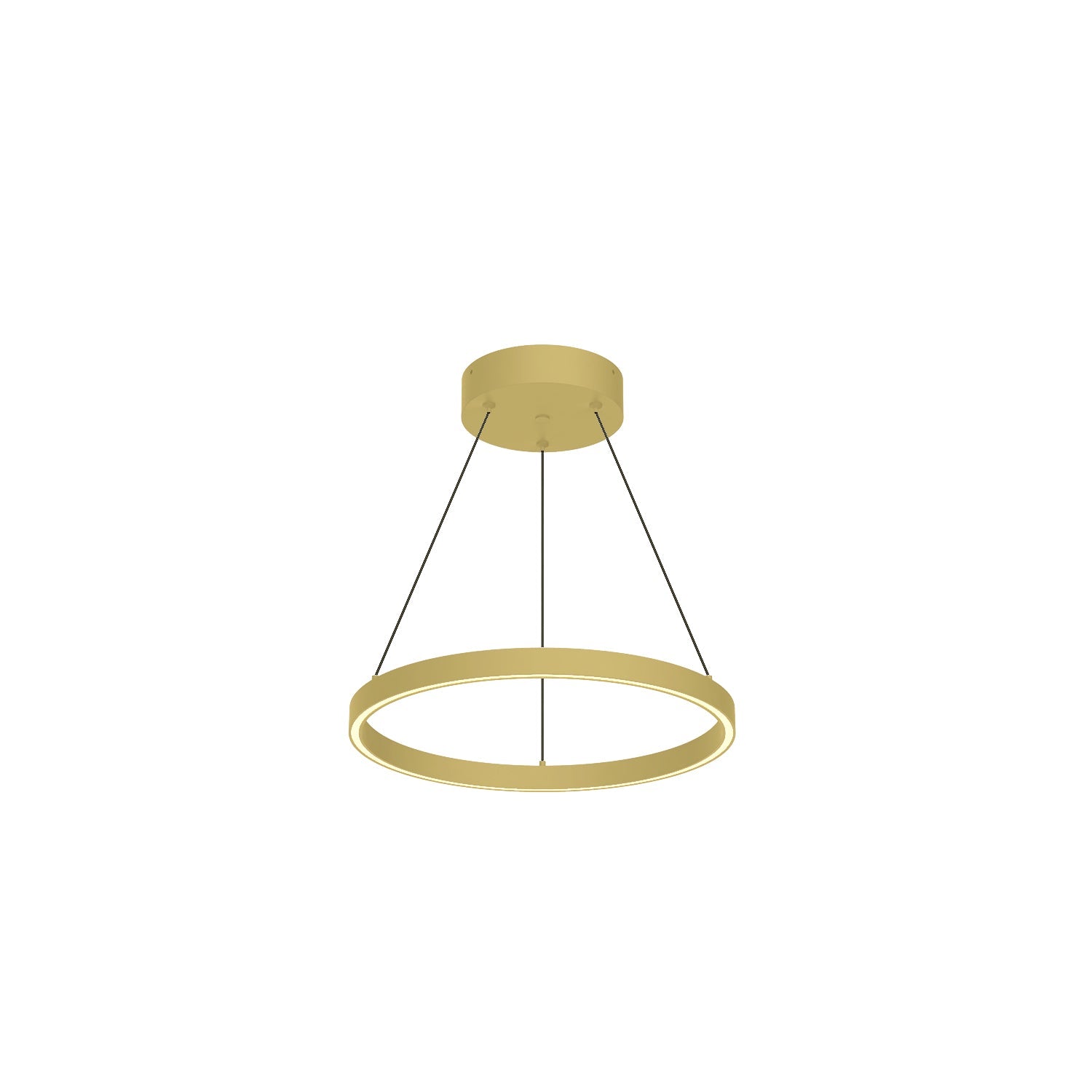 Kuzco Cerchio brushed gold pendant PD87118-BG