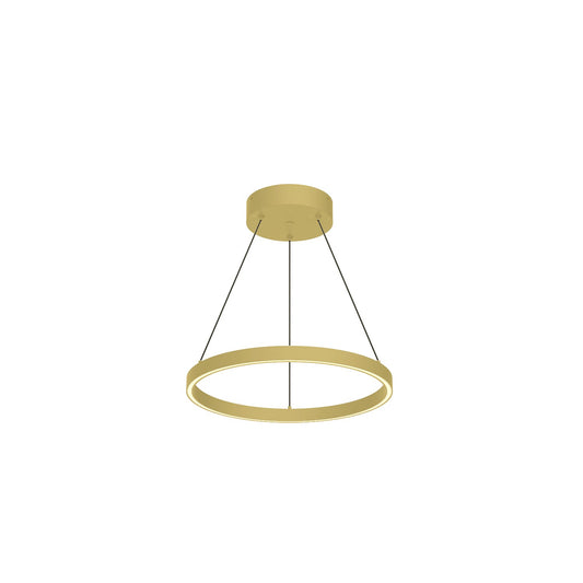 Kuzco Cerchio brushed gold pendant PD87118-BG