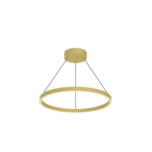 Kuzco Cerchio brushed gold [universal voltage and 0-10 dimming] pendant PD87124-BG-UNV-010