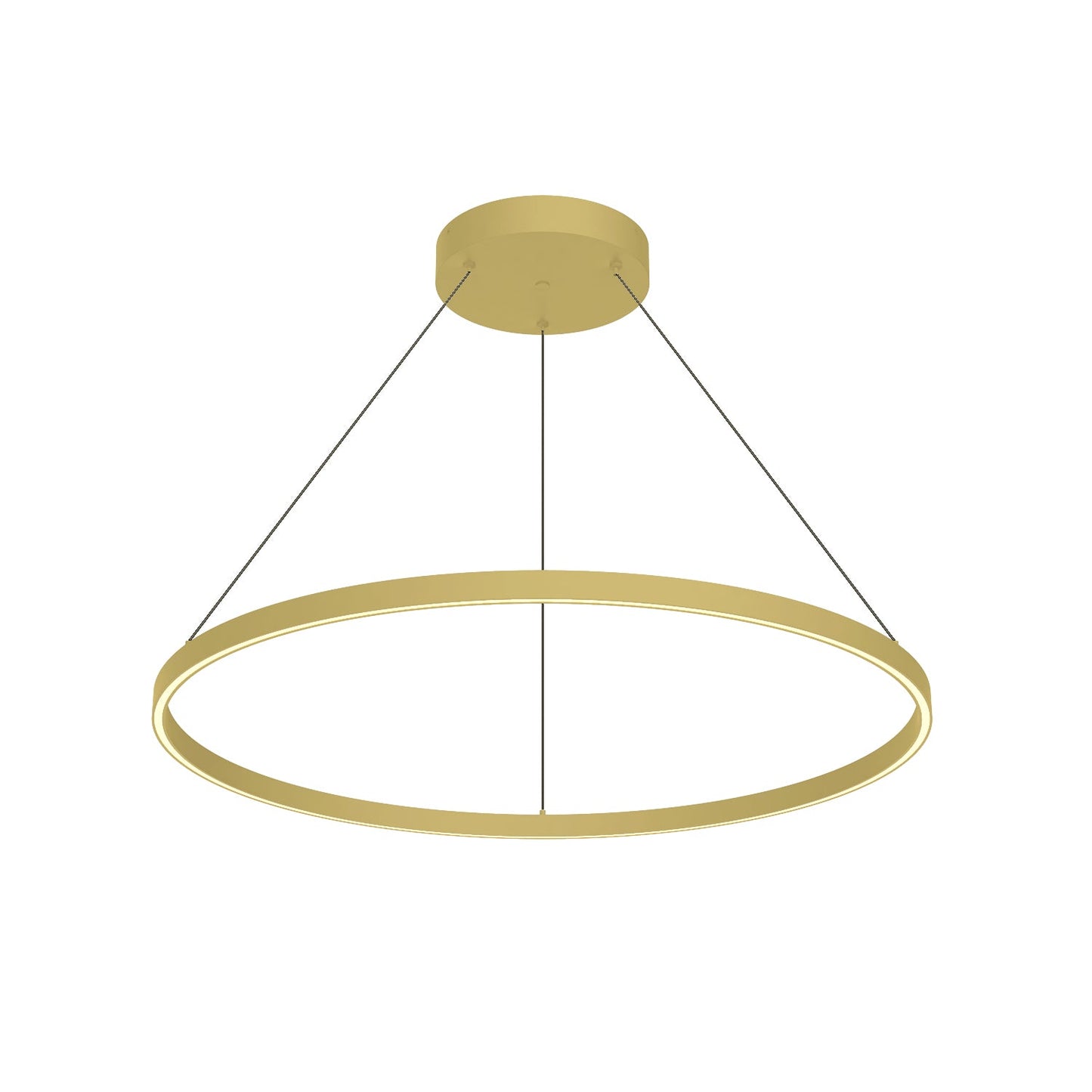 Kuzco Cerchio brushed gold pendant PD87136-BG