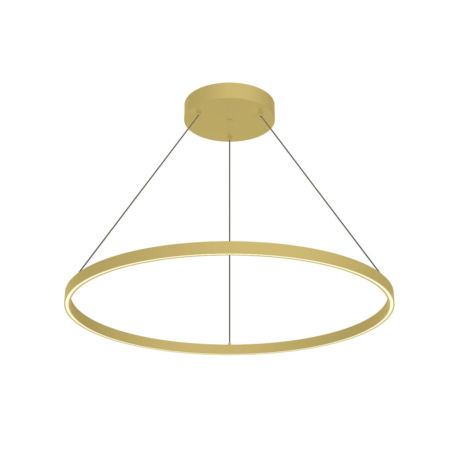 Kuzco Cerchio brushed gold pendant PD87136-BG