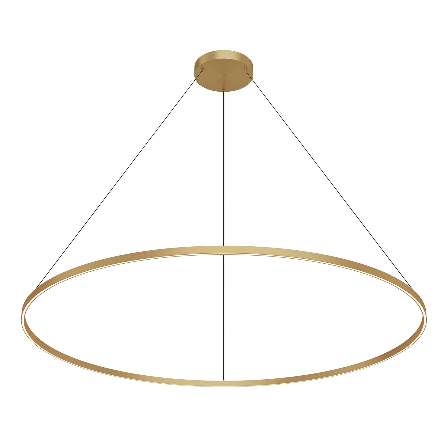 Kuzco Cerchio brushed gold [universal voltage and 0-10 dimming] pendant PD87172-BG
