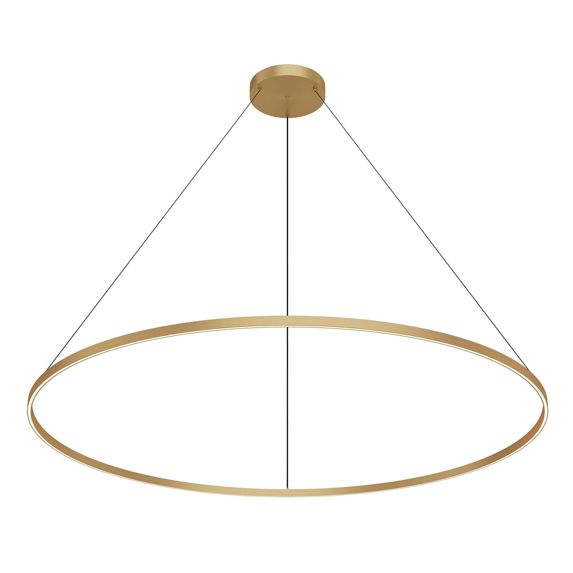 Kuzco Cerchio brushed gold [universal voltage and 0-10 dimming] pendant PD87172-BG