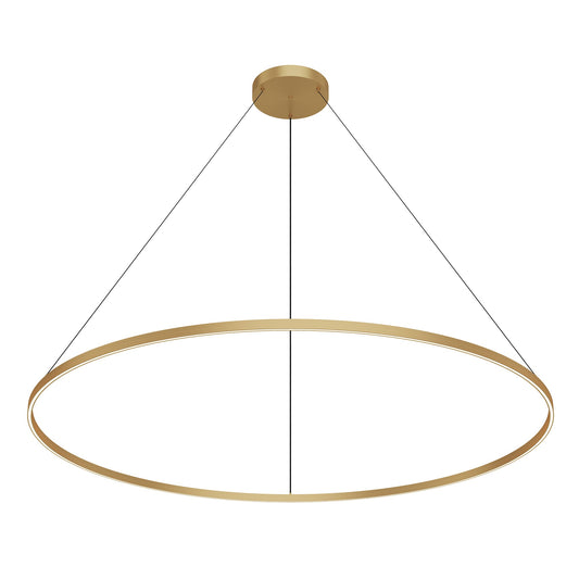 Kuzco Cerchio brushed gold [universal voltage and 0-10 dimming] pendant PD87172-BG