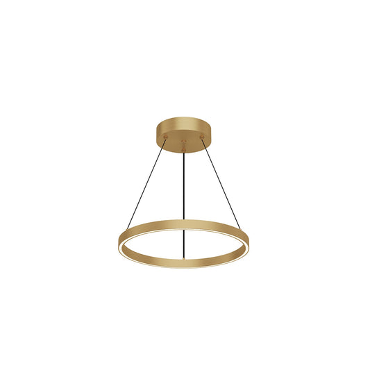 Kuzco Cerchio brushed gold pendant PD87718-BG