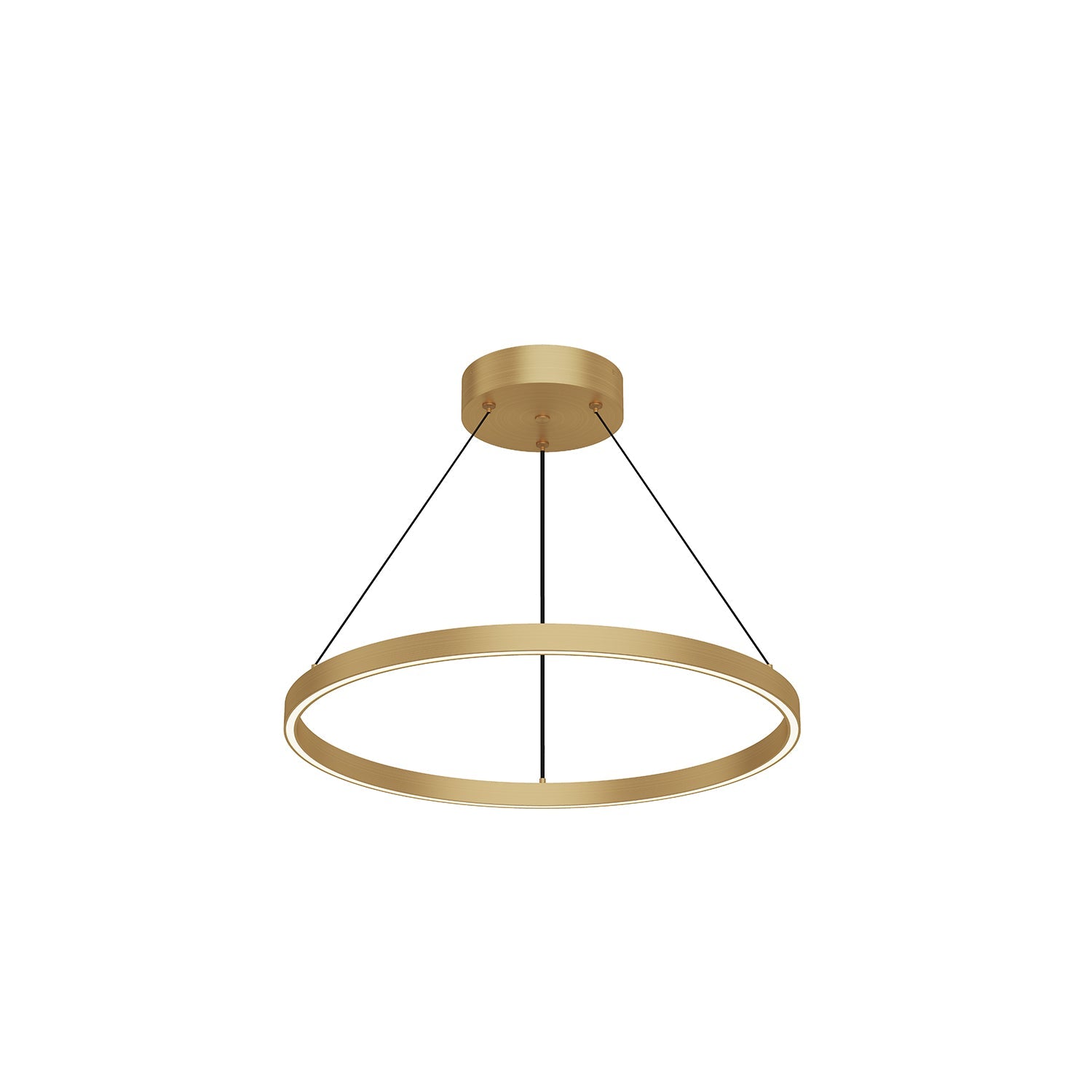Kuzco Cerchio brushed gold pendant PD87724-BG