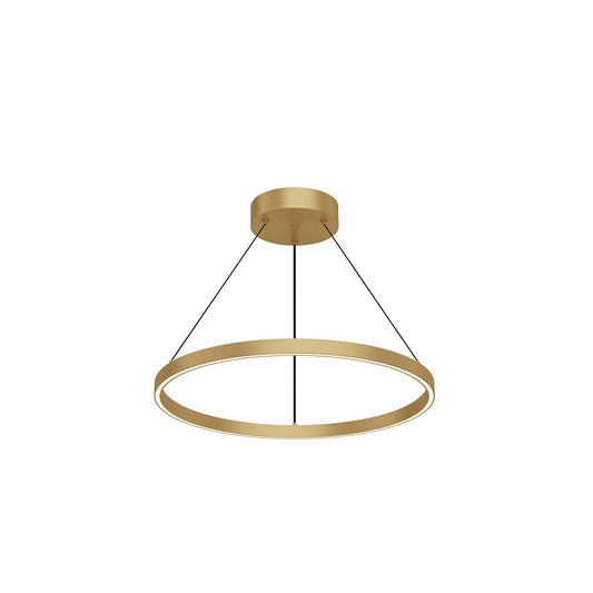 Kuzco Cerchio brushed gold pendant PD87724-BG