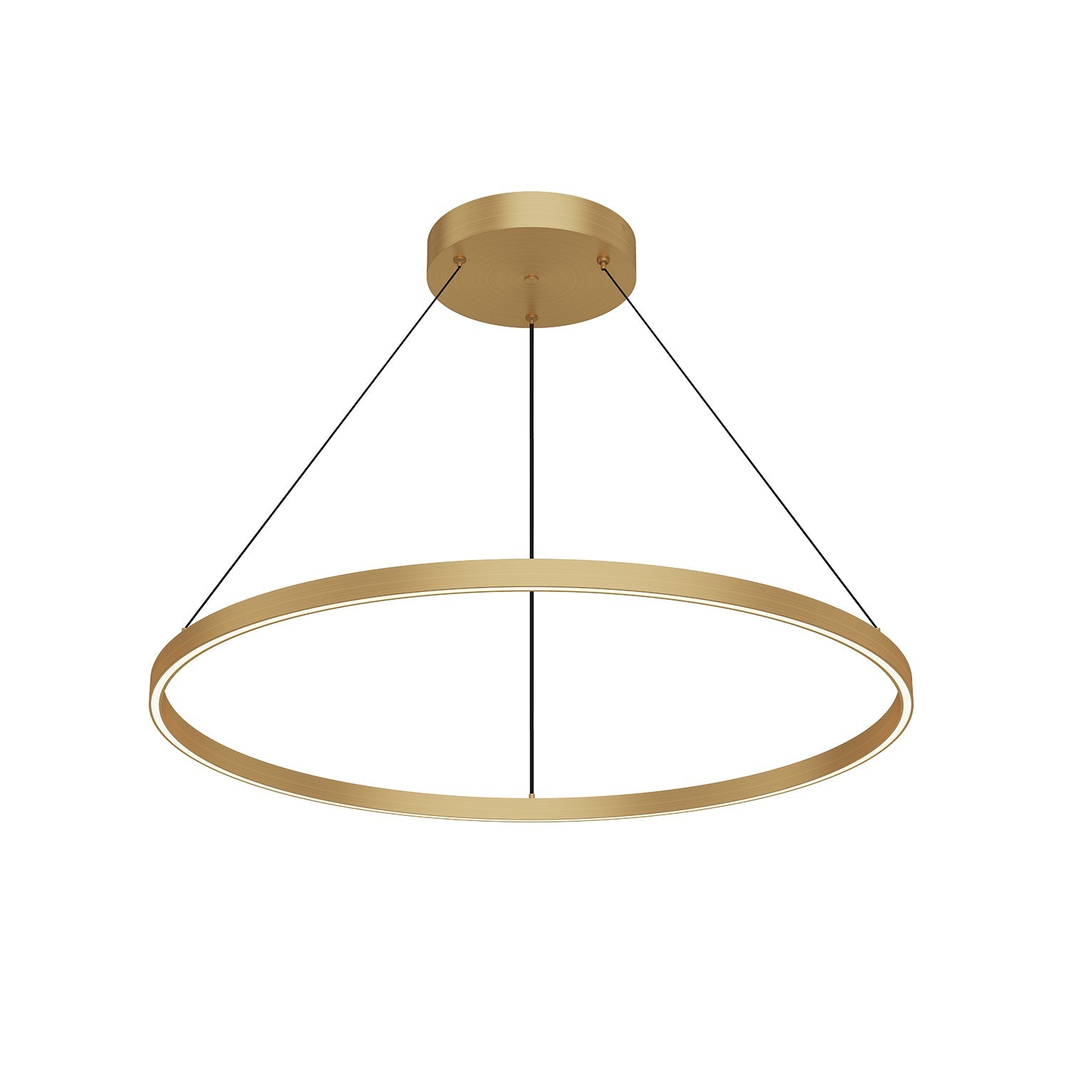 Kuzco Cerchio brushed gold pendant PD87736-BG