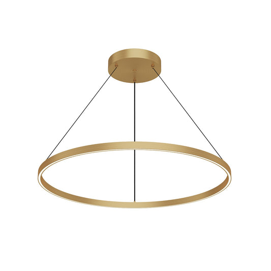 Kuzco Cerchio brushed gold pendant PD87736-BG