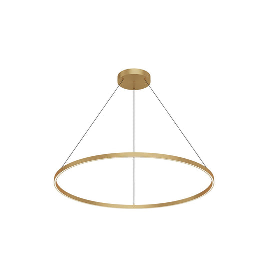 Kuzco Cerchio brushed gold pendant PD87748-BG
