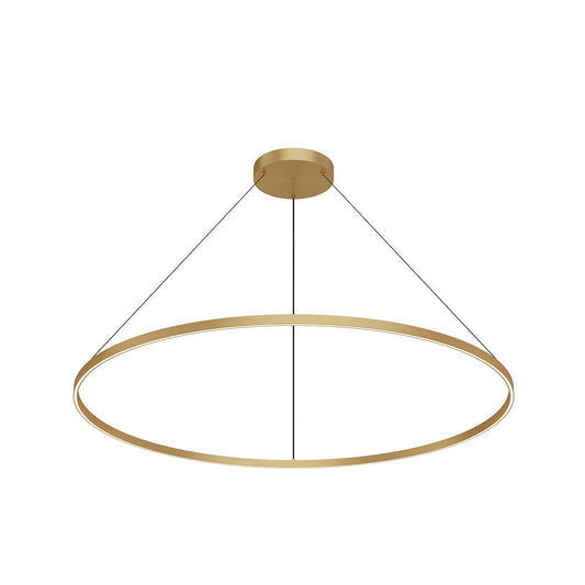 Kuzco Cerchio brushed gold pendant PD87760-BG