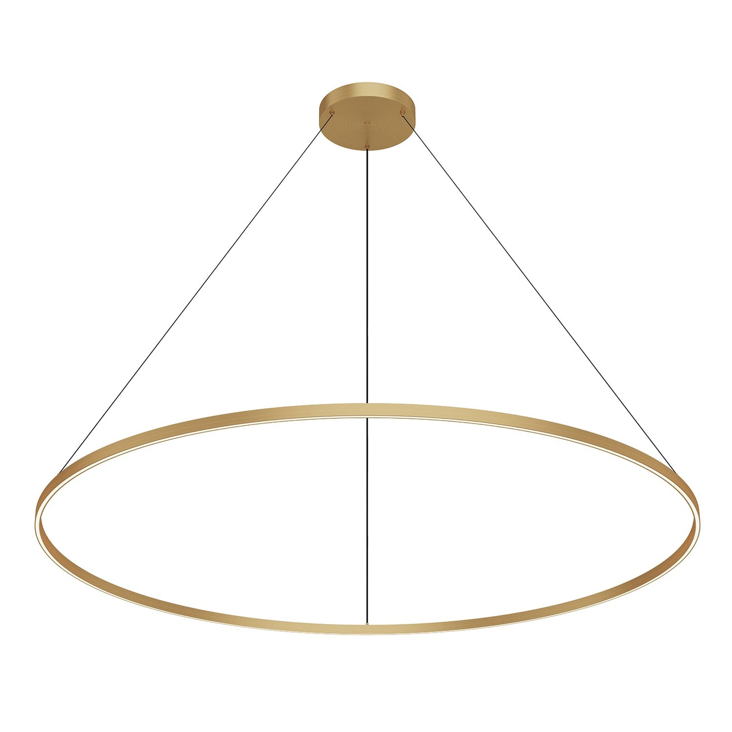 Kuzco Cerchio brushed gold [universal voltage and 0-10 dimming] pendant PD87772-BG