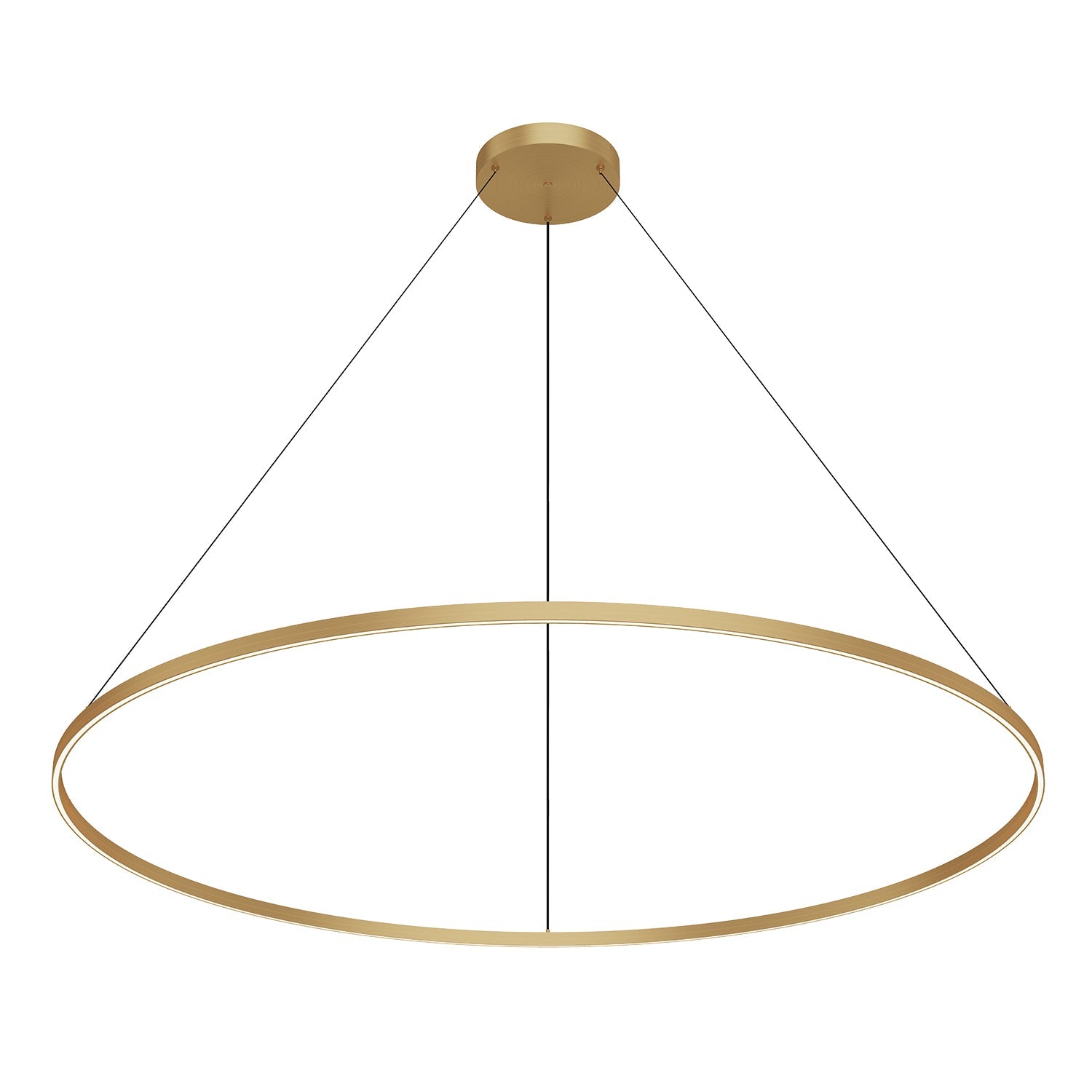 Kuzco Cerchio brushed gold [universal voltage and 0-10 dimming] pendant PD87772-BG