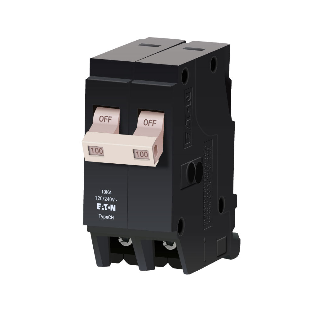 Cutler Hammer 100 Amp 2 Pole 120/240V Thermal Magnetic Circuit Breaker