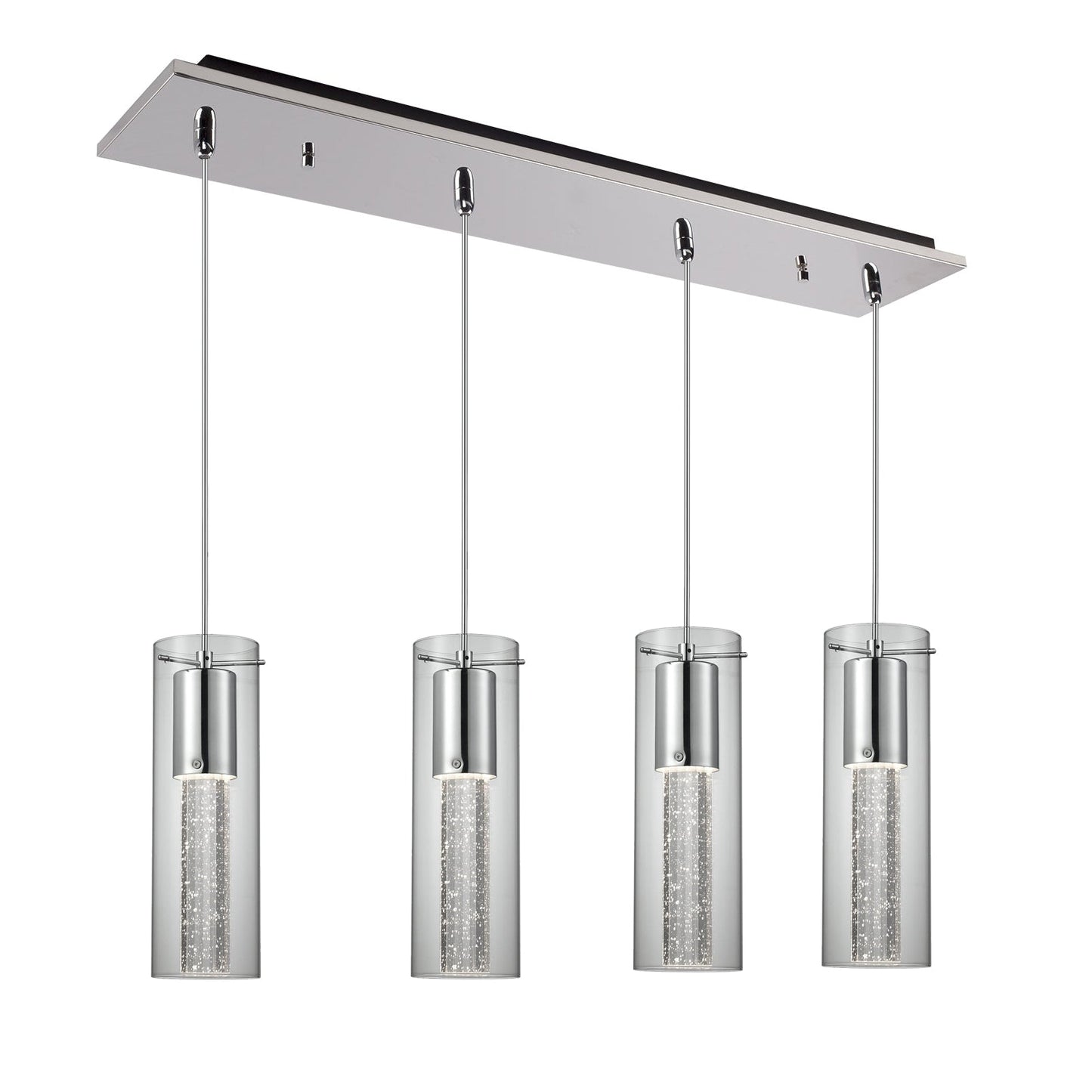 Kuzco Champagne chrome multi-pendant MP4401CH-04