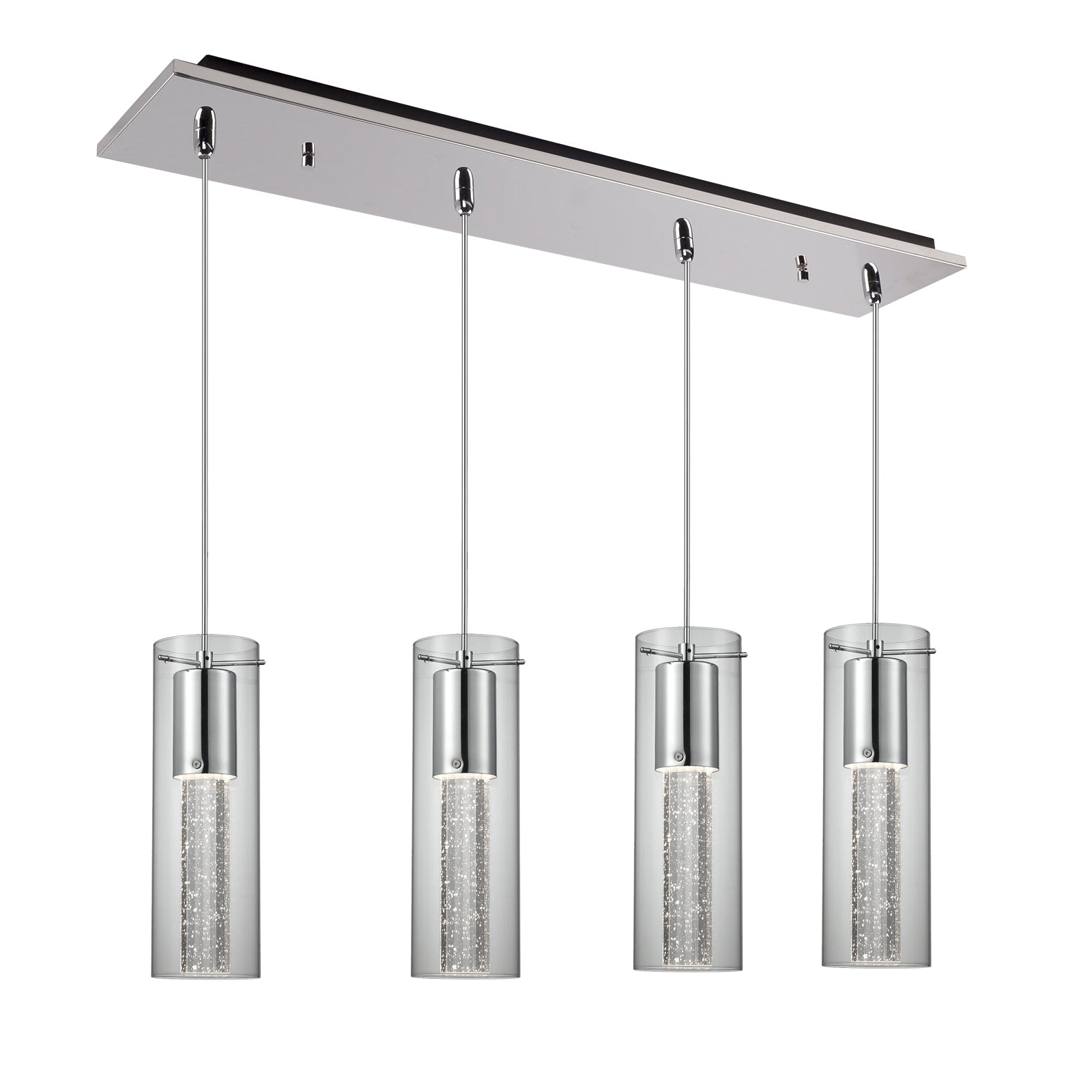 Kuzco Champagne chrome multi-pendant MP4401CH-04