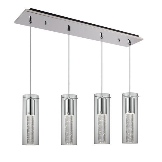 Kuzco Champagne chrome multi-pendant MP4401CH-04