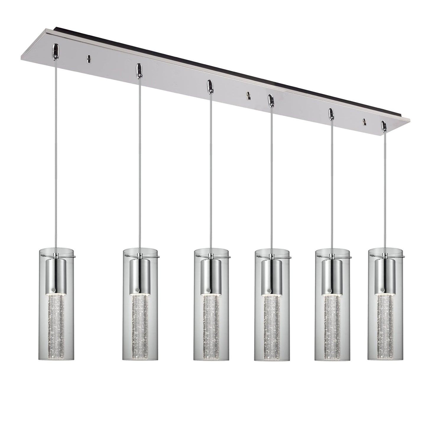 Kuzco Champagne chrome multi-pendant MP4401CH-06