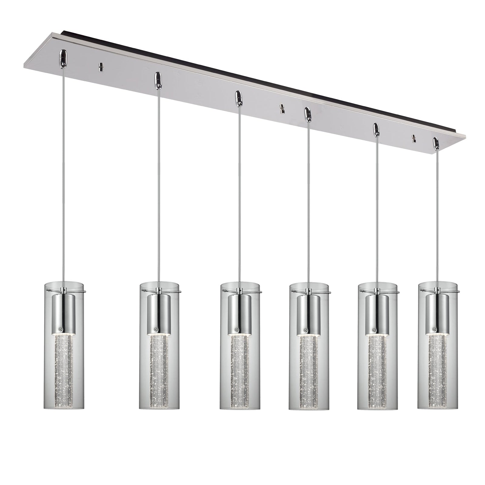 Kuzco Champagne chrome multi-pendant MP4401CH-06