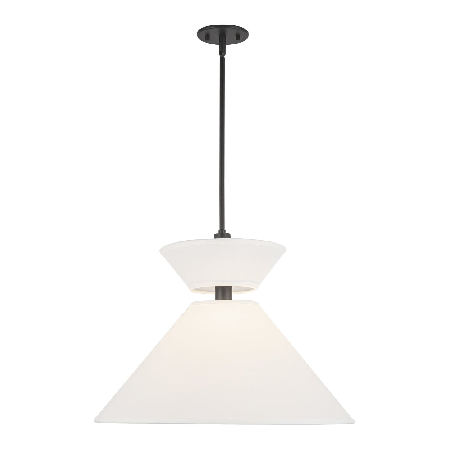 Alora Mood Chapelle matte black pendant PD543022MBWL