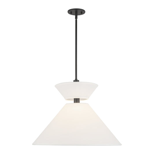 Alora Mood Chapelle matte black pendant PD543022MBWL