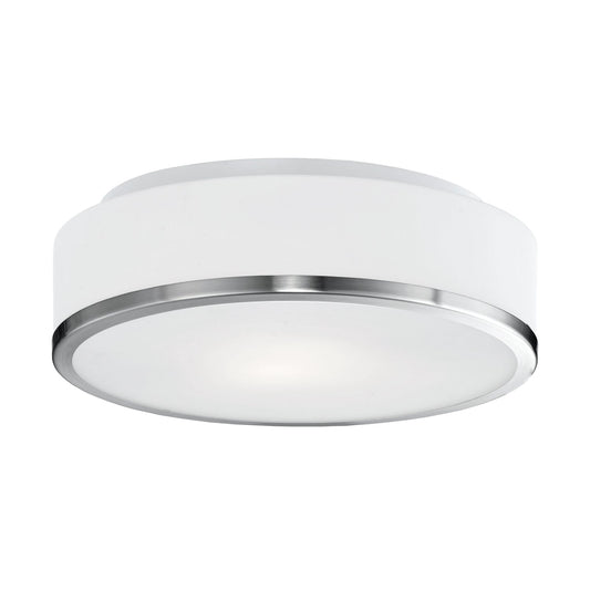Kuzco Charlie brushed nickel flush mount 599002BN