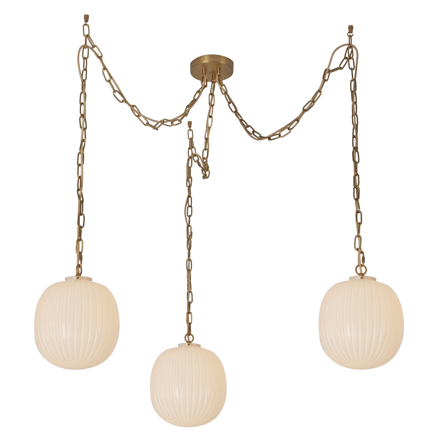 Alora Mood Cherise brushed gold multi-pendant MP579712BGGR