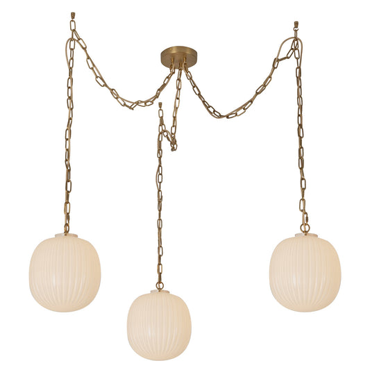 Alora Mood Cherise brushed gold multi-pendant MP579712BGGR