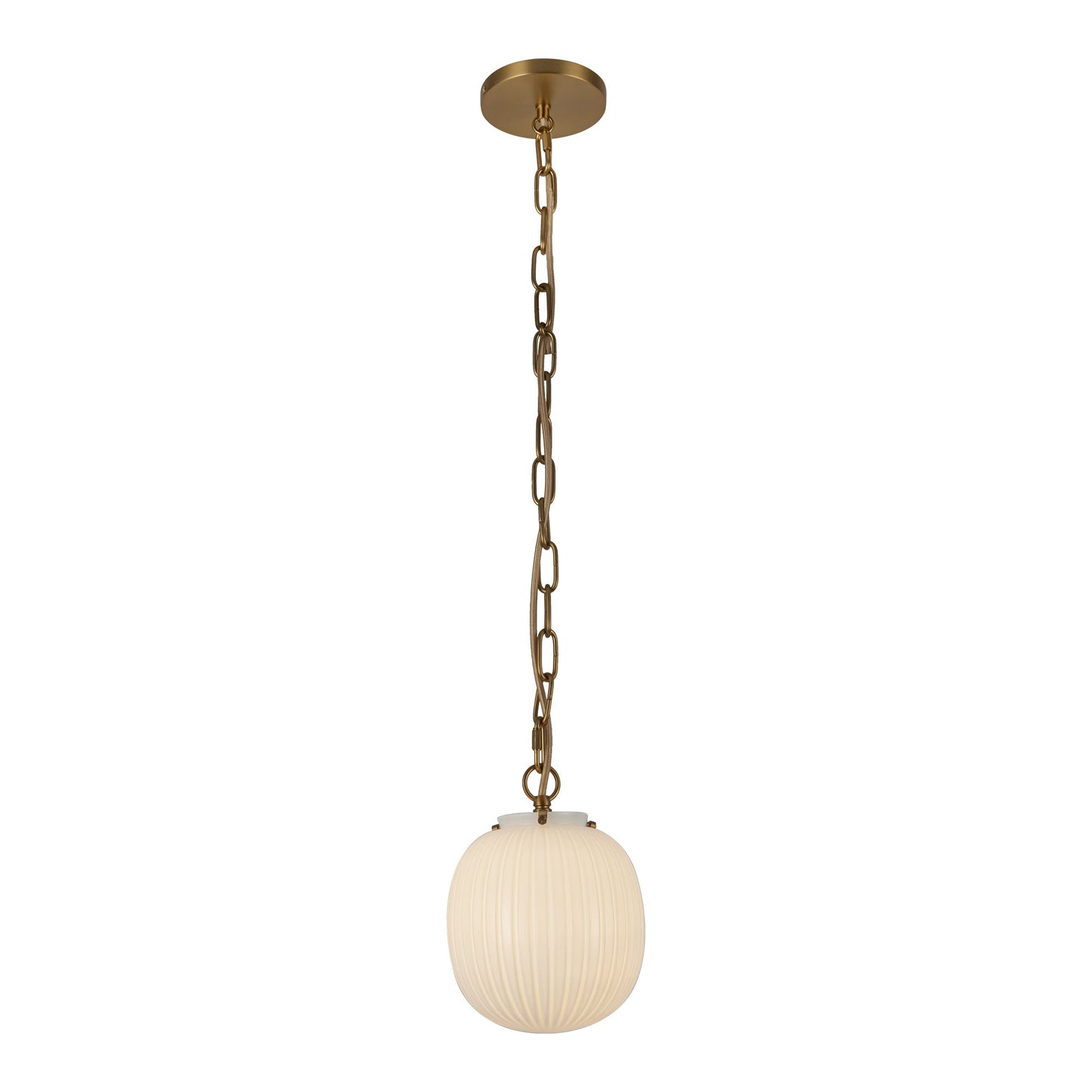Alora Mood Cherise brushed gold pendant PD579107BGGR