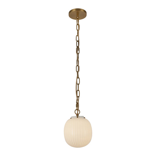 Alora Mood Cherise brushed gold pendant PD579107BGGR