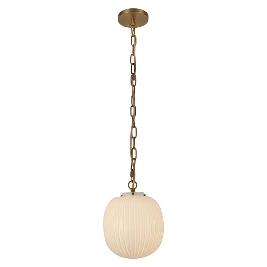 Alora Mood Cherise brushed gold pendant PD579112BGGR