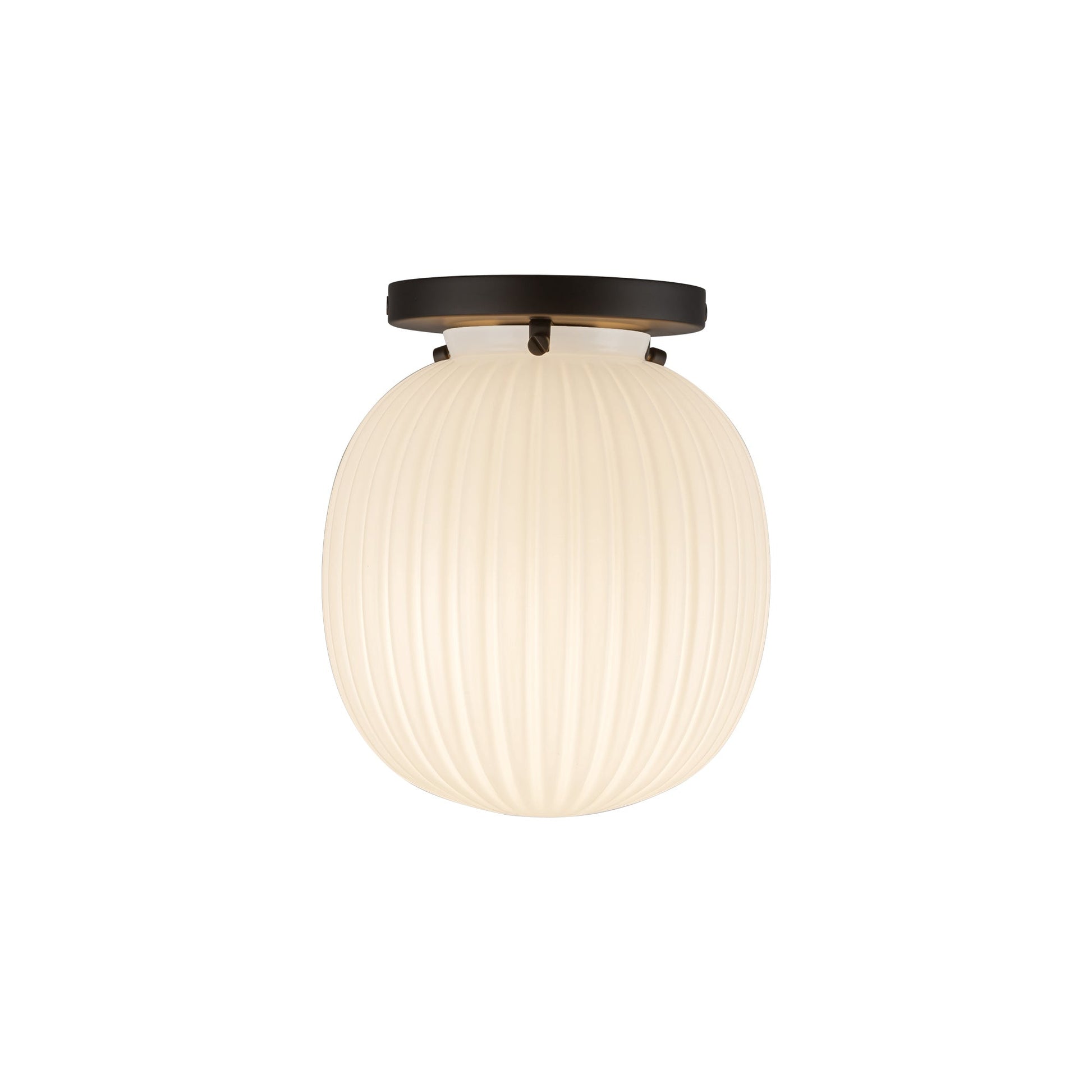 Alora Mood Cherise matte black semi-flush mount SF579107MBGR