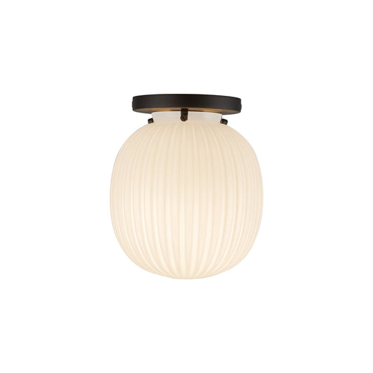 Alora Mood Cherise matte black semi-flush mount SF579107MBGR