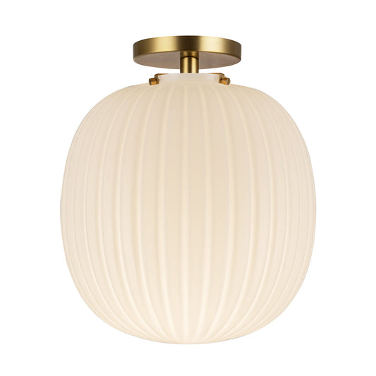 Alora Mood Cherise brushed gold semi-flush mount SF579112BGGR
