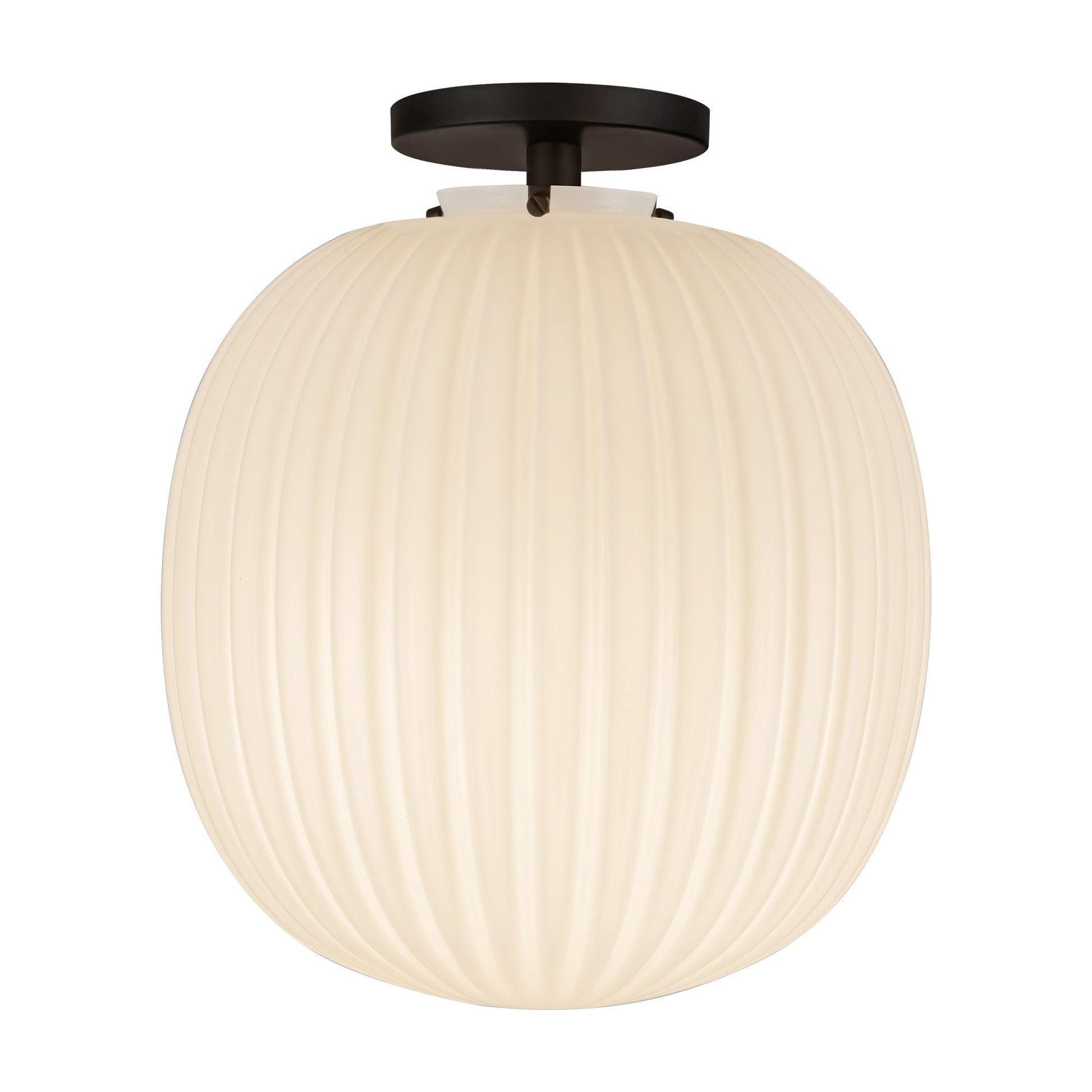 Alora Mood Cherise matte black semi-flush mount SF579112MBGR
