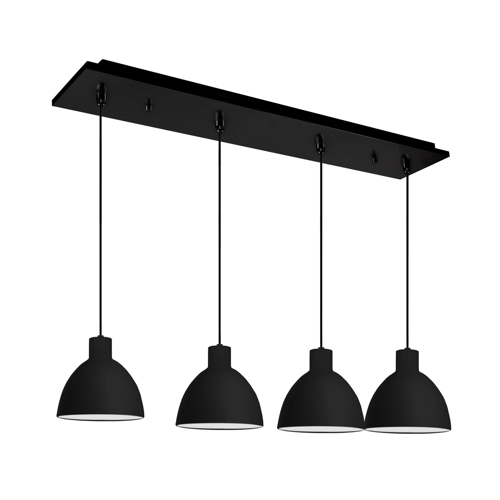 Kuzco Chroma black multi-pendant MP1706BK-04