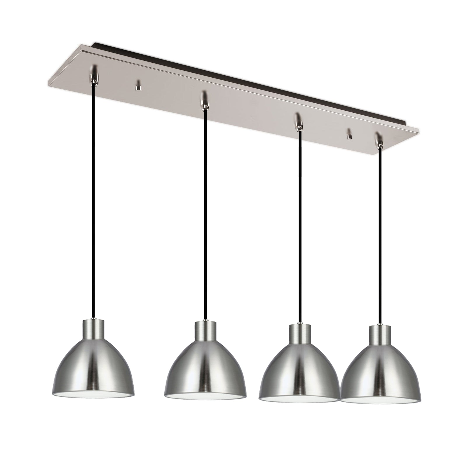 Kuzco Chroma brushed nickel multi-pendant MP1706BN-04