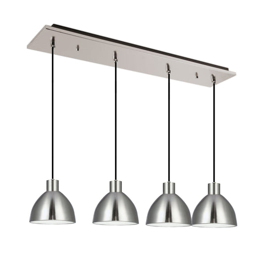 Kuzco Chroma brushed nickel multi-pendant MP1706BN-04