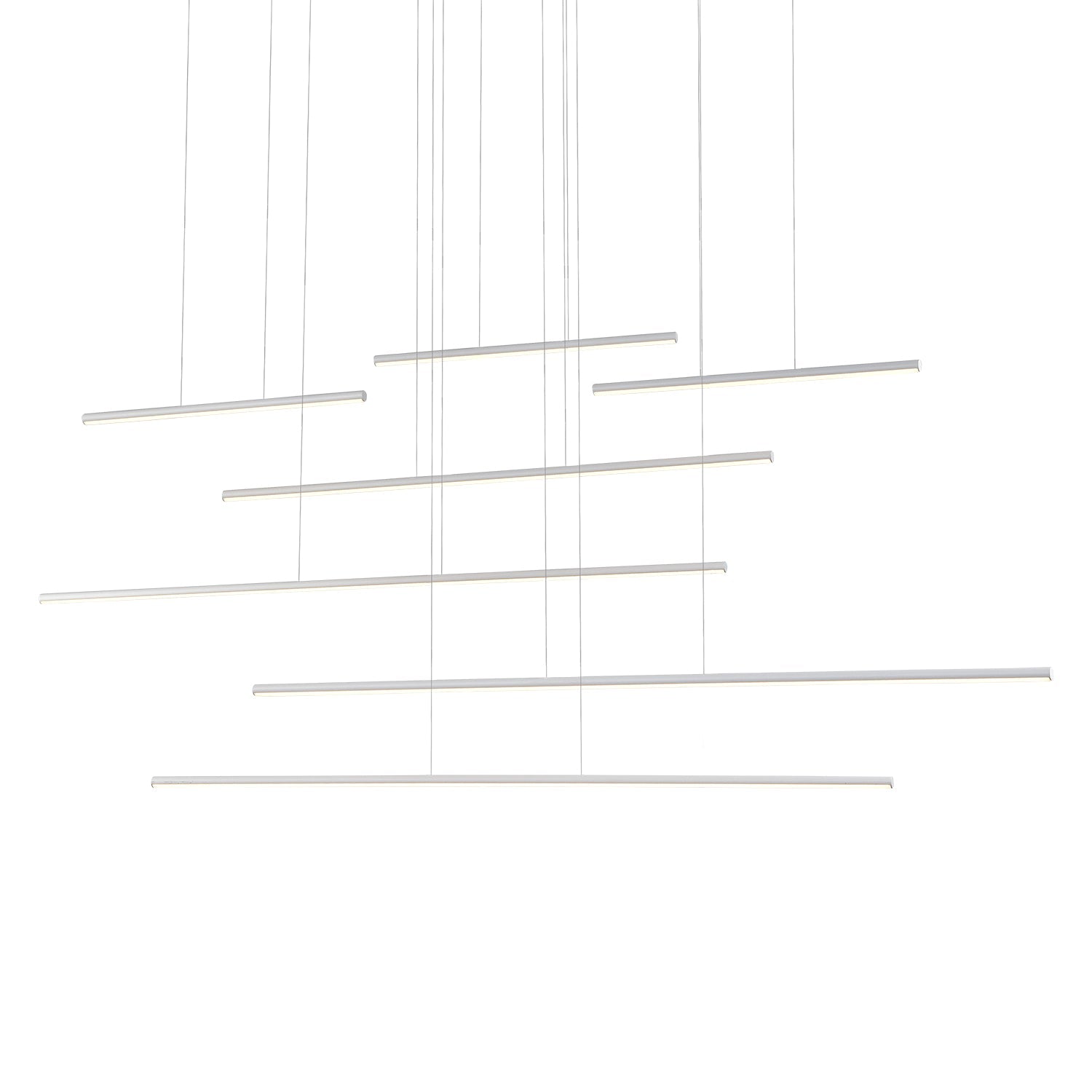Kuzco Chute Motion white multi-pendant MP14970-WH