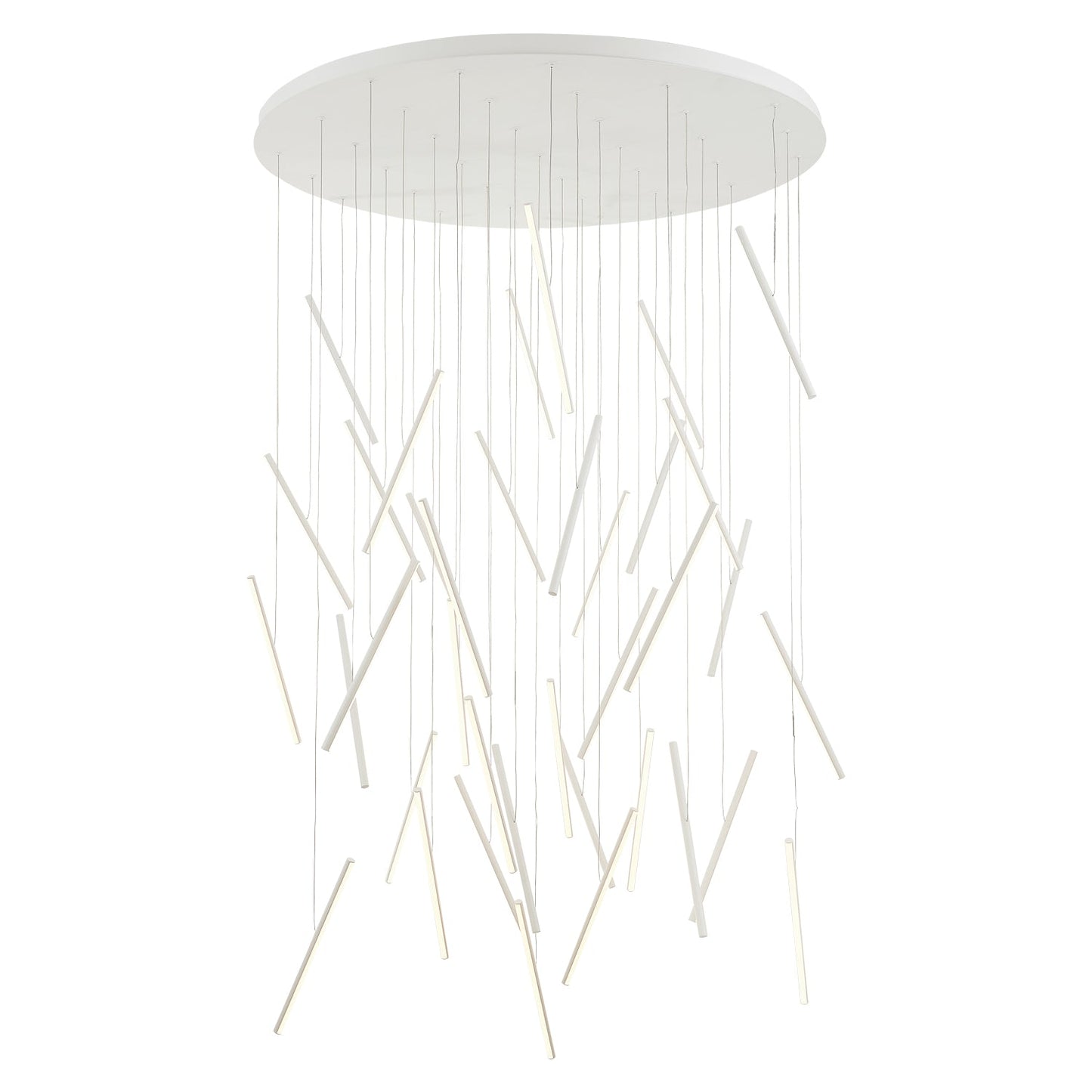 Kuzco Chute white multi-pendant MP14850-WH